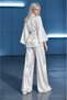 Silky Satin Flared Sleeve 2-Piece Pajama Set - 5