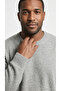 Men's Gray Crew Neck Basic Knitwear Sweater Long Sleeve Plain Casual Regular Fit Knitted Sweater 12304940 - 7