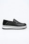Piero black men's leather shoes