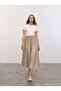 Two-Color Poplin Skirt Casual Dress - 4