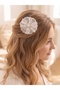 Vintage Design Pearl Jointed Flower 2-Piece Women's Buckle - 2
