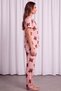 Women's Teddy Bear Patterned Short Sleeve Buttoned Pajama Set - 2