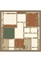 Twill Silk Scarf 53007 Beige Khaki - 5