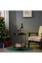 Round Side Table Gold End Table, 2-Tier Metal Tray Snack Table Coffee Table Tea Table Nightstand Sof - 8