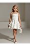 Girl's Corset Detailed Mini Design Evening Dress