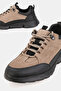 Men's Mink-Black Genuine Natural Leather Lace-Up Sneaker Casual Shoes, Size 39-45 - 3