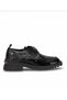 Women's Black Patent Leather Genuine Leather Orthopedic Sole New Season Casual Shoes - 3