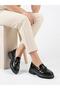 Women's black patent leather genuine leather lightweight orthopedic sole casual shoes