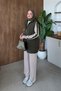 Quilted 3-Piece Set Khaki - 4