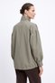 High Collar Trench Coat 202708 - Haki̇ - 4