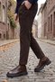 Valeri Brown Genuine Floater & Crocodile Leather Shoes - 8