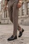 Franco black men's leather shoes - 7