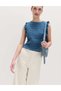 Denim Pamuklu Bluz - 4