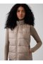 V-Frch Logo Lw Puffer Vest Women's Beige Vest 910105008 - 5