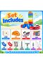 68-Piece Magnetic Track Train Building Set for Kids, DIY Railway Construction Toy with Powered Train, Magnetic Building Blocks, Educational STEM Creative Playset for Ages 3+ - 3