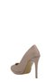 Mink Satin Platform Heeled Stiletto Women's Shoes (048 260533) - 3