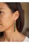 Ethnic Pattern Twisted Copper Earrings