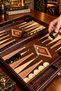 Premium Leather Backgammon Set, with Cloth Bag as a Gift, Made with Quality Leather, Gift Backgammon Set Dimensions: 49.5X24.5X6.5 cm - 2