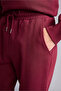 Jogger Fit Burgundy Women's Sweatpants F9622Ax/Br115 - 6