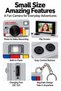 Mini Flip Digital Camera with Flip Screen, HD Photo & Video Camera, Portable Keychain Camera, Rechargeable Compact Camera with Memory Card Support for Kids, Travel & Everyday Photography - 4