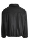 Trafalgar Women's Genuine Leather Short Oversize Leather Jacket Black - 5