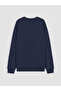 Lcw Kids Navy Blue Crew Neck Printed Boys' T-Shirt - 4