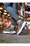 Kids Four Wheel Roller Shoes Rechargeable LED Light Sneaker Skate Heelys Shoes Black - 4