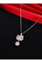 316L Steel Silver Color Helllo Kitty Necklace - 2