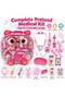 Kids Doctor Medical Kit 27-Piece Pretend Play Set with Carry Case, Stethoscope, Syringe, Thermometer & Medical Accessories, Educational Role Play Doctor Toy for Boys & Girls Ages 3+ - 6