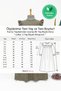 Girl's Hijab Dress – Cotton Viscose Amine Model Full Length – Khaki - 3