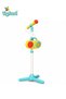 Kids Adjustable Stand Microphone Karaoke Singing Toy with 5 Songs, 6 Rhythm Melodies, Recording & Playback, LED Lights, Portable Music Performance Toy for Kids Ages 2+