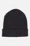 Women Knitted Beanie Hat, Black - 2