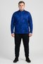 Men Fitted Long Sleeve Training Sweatshirt, Blue - 2