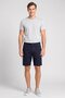 Men Solid Chino Shorts, Navy - 2