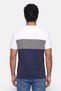 Men Crew Neck Short Sleeve Colorblock T-Shirt, Multicolor - 4