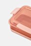 2 Piece Rectangle Food Container, Old Rose - 3