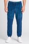 Men Loose Fit Outdoor Sweatpants, Teal Blue
