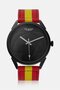 Men 3697GNN6K Analog Nylon Watch 40 mm, Multicolor