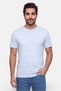 Men Crew Neck Short Sleeve Solid T-Shirt, Blue