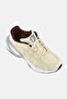 Women Inverse Metallic Lace Up Running Shoes, Off White