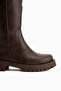 Rosalia Brown Zippered Women's Boots - 5