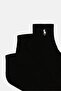Polo Golf Men 6 Pairs Brand Logo Performance Sports Socks, Black - 2