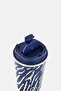 Stainless Steel Travel Mug 350ml, Navy - 3