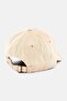 Men Embroidered Logo Adjustable Cap, Beige - 2
