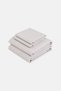 300 Thread Count Organic 4 Pieces Sheet Set, Light Grey - 3