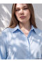 Ozmarka New Season Blue Plus Size 100% Cotton Women's Shirt Tunic - 2