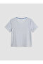 Ozmarka New Season Blue V-Neck Striped Women's Pajama Set - 7