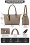 Vx-027 Women's Large Volume Shopper Bag Waterproof Parachute Fabric Lined & Durable Mink - 3