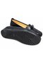 Women's Mother Shoes Black Comfortable Daily Orthopedic Sole Stylish Comfortable Ribbon Shoes - 3