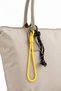 Vx-027 Women's Large Volume Shopper Bag Waterproof Parachute Fabric Lined & Durable Cream - 6